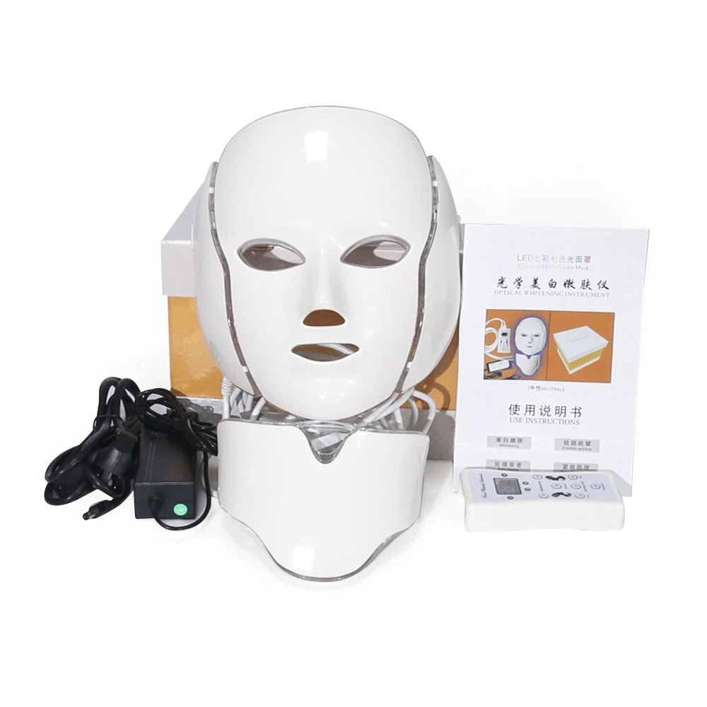 Multi-Function Skin Tightening Machine Facial Massager Light Therapy Mask Beauty & Personal Care Device