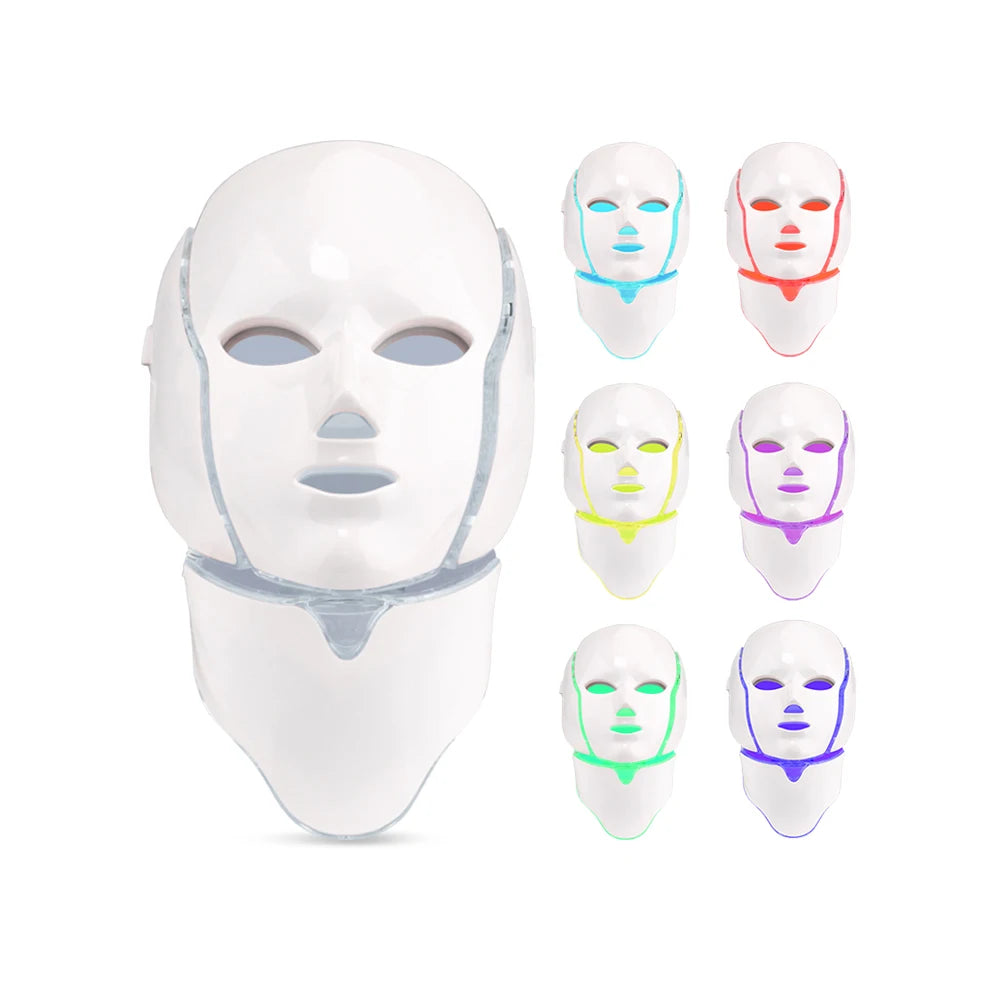 Multi-Function Skin Tightening Machine Facial Massager Light Therapy Mask Beauty & Personal Care Device