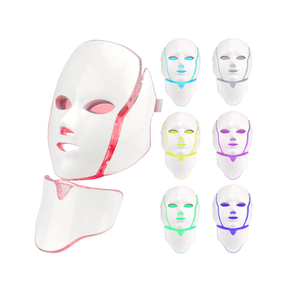 Multi-Function Skin Tightening Machine Facial Massager Light Therapy Mask Beauty & Personal Care Device
