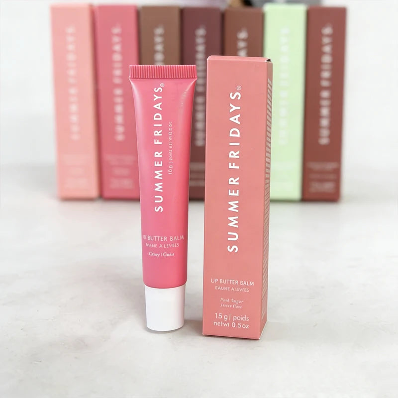 Latest Summer Friday's Jet Lag Mask Lip Balm Toasted Marshmallow Pink Sugar Vanilla Beige Birthday Cake Moisturizer Lip Gloss
