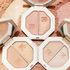 Fenty Beauty High-gloss 3D Diamond Body Light Powder Single Dual-color High-gloss Facial Contour Stick Modifies The Cheekbones