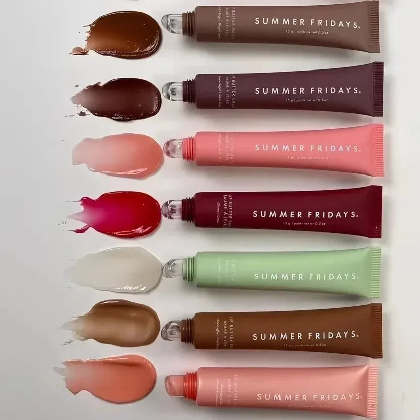 Original Summer Friday's Polypeptide Butter Lip Balm Liquid Hydrating Moisturizing Lip Gloss Cosmetics Lipstick Lip Care