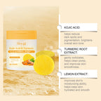 Turmeric Kojic Acid Cleansing Pad Gently Exfoliates Removal Deeply Cleanses Skin Whitens And Lightens Spots Maintains FacialCare