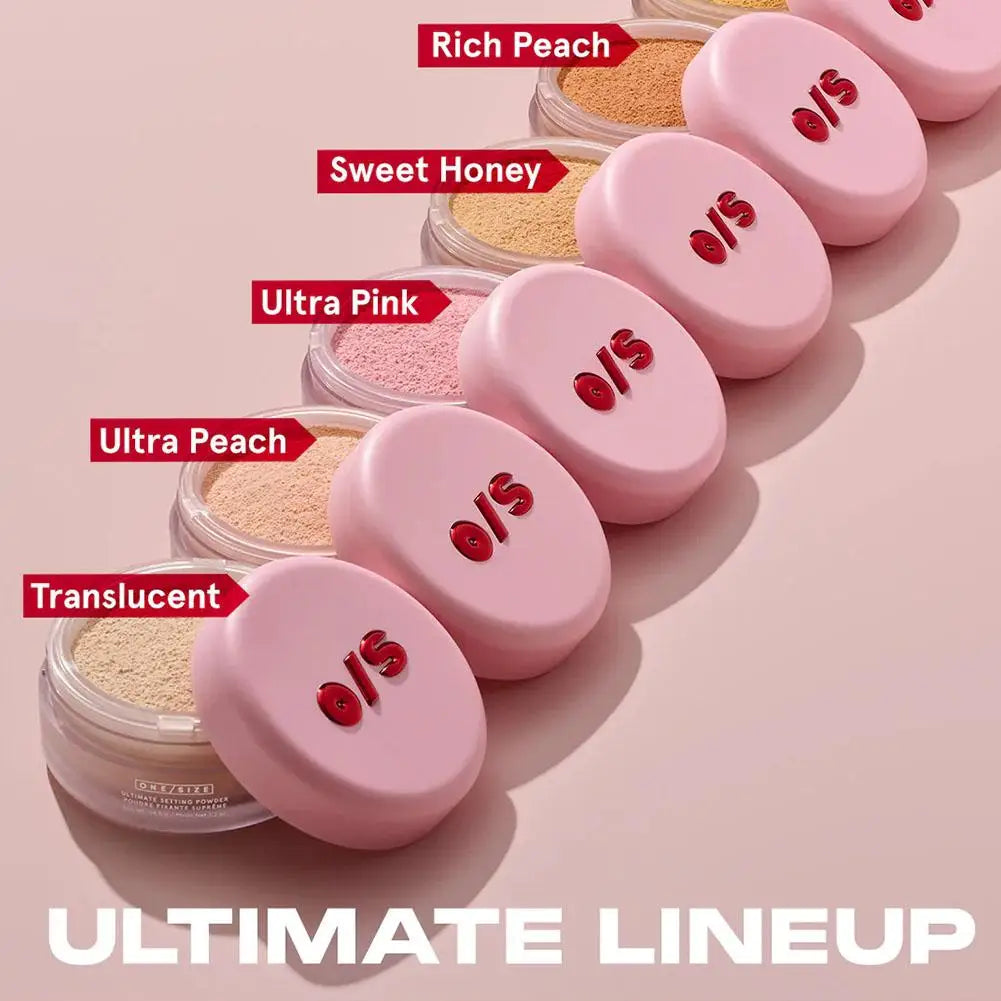 6 Color Setting Powder Matte Lasting Oil Control Hidden Honey Powder Pore Setting Powder&143ml Waterproof Setting Powder Spray