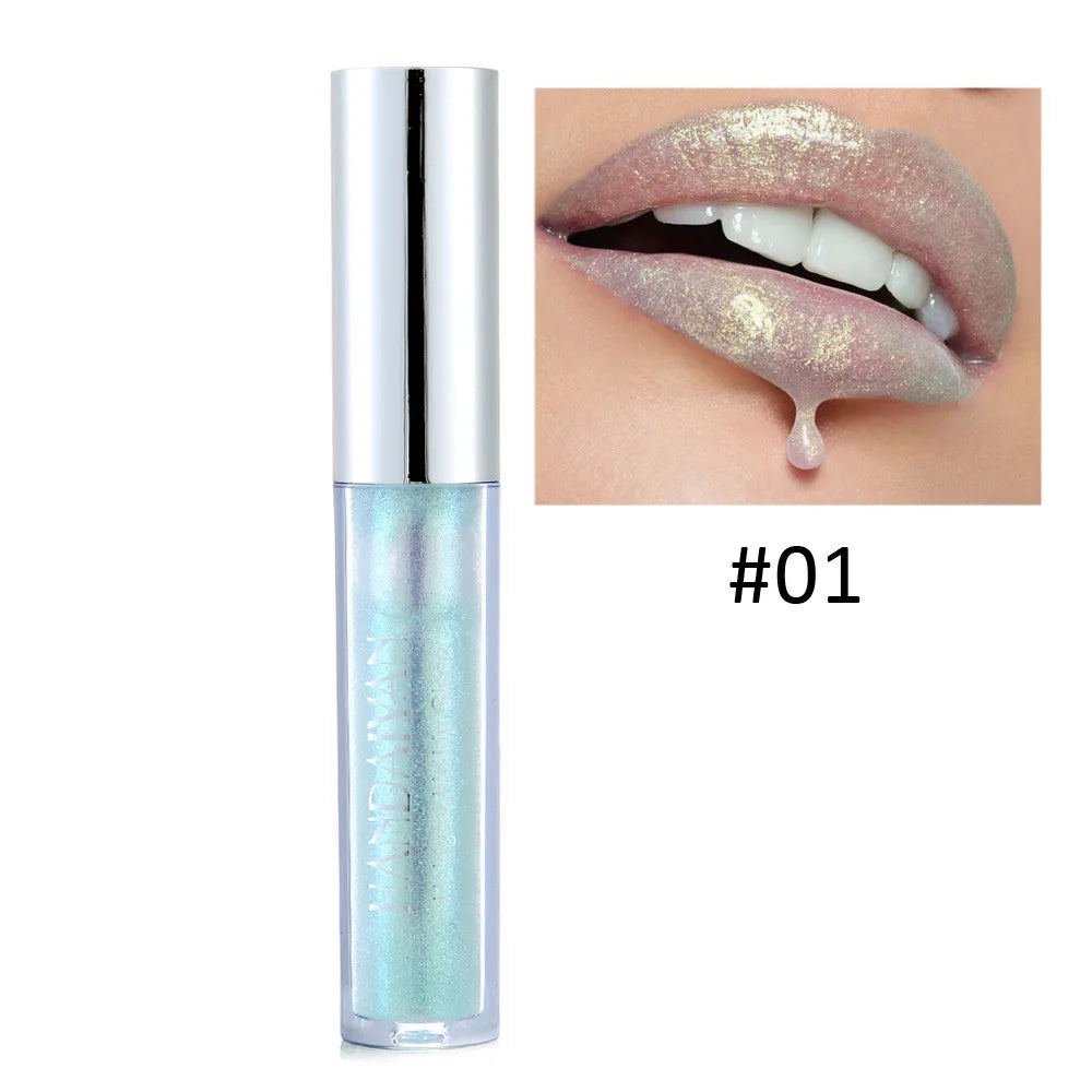 6 Color Long Lasting Moisturizing Vegan Chameleon Pearly Bright Lip Gloss