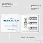 0.25mm Microneedle Serum Set Hyaluronic Acid Microneedle Roller For Deep Hydration Nourish Winter Skin Barrier Face Serum