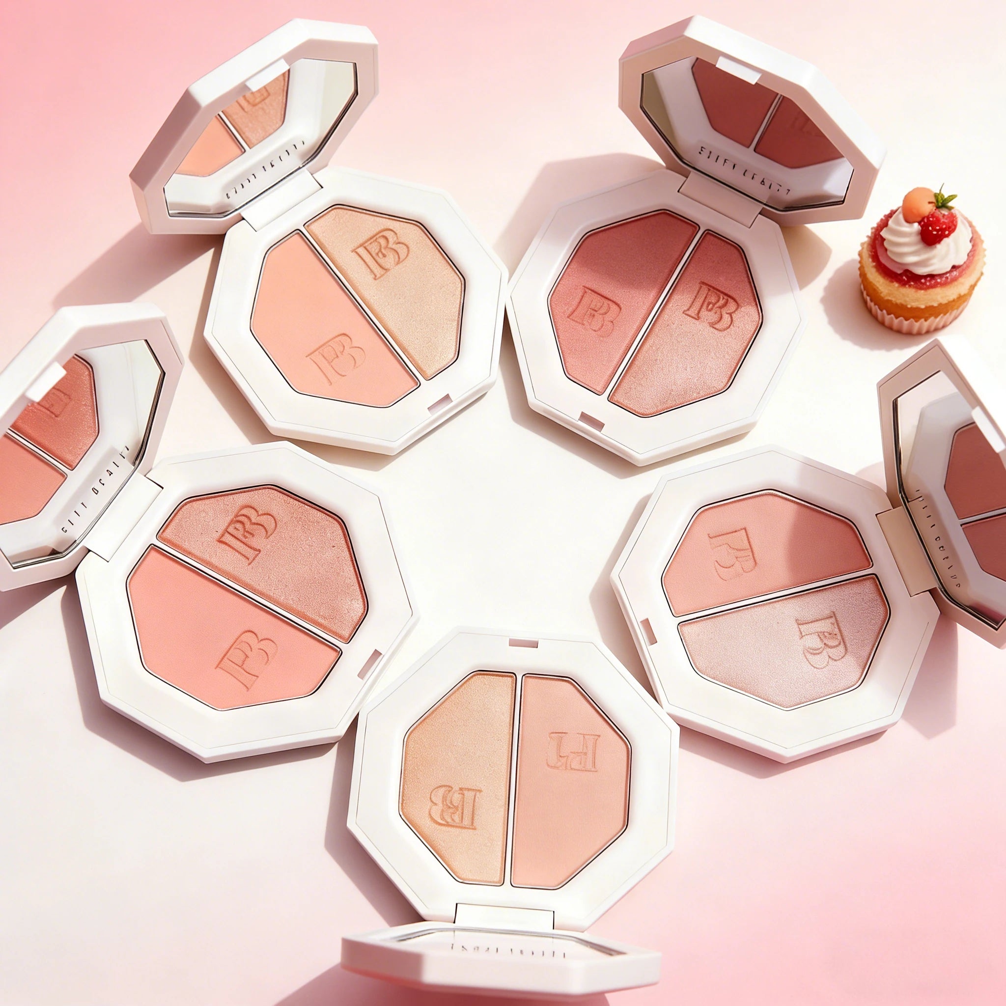 Hot Fenty Beauty Multi-color Contour Stick Concealer Facial Matte 3D Diamond Highlight Non Fading Lip Glaze Natural Cosmetics