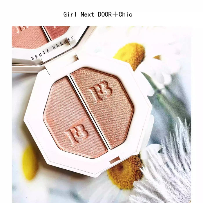 Fenty Beauty High-gloss 3D Diamond Body Light Powder Single Dual-color High-gloss Facial Contour Stick Modifies The Cheekbones