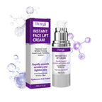 Instant Face Lift Cream Hyaluronic Acid Tightening Firming Smoothing Fine Lines Wrinkles Brightening Anti-Aging Face Moisturizer