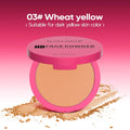 Natural Matte Pressed Powder Foundation - Oil Control Brightening Whitening Compact Concealer Face Base Makeup Cosmetic