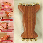 Traditional Brass Meridian Brush Face Massager for Puffiness Reduction Lifting Tightening Eye & Body Spa Facial Beauty Tool