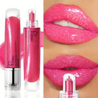Hydrating Waterproof Lip Gloss Non Sticky Glass Shine Long Lasting Moisturizing Lip Color for Daily Makeup