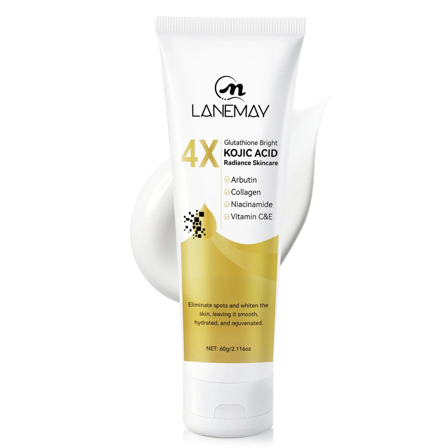Glutathione Kojic Acid Body Lotion, Brightening Dark Corrector Even Skin Tone Moisturizing Cream Face Lotion Hydrating Daily Use