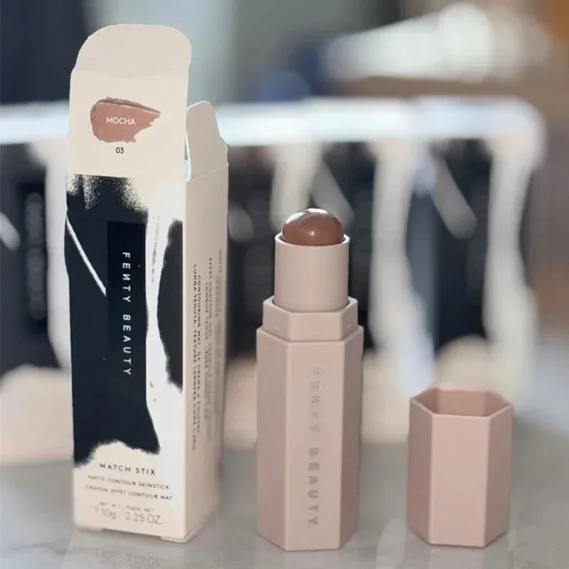 Hot Fenty Beauty Multi-color Contour Stick Concealer Facial Matte 3D Diamond Highlight Non Fading Lip Glaze Natural Cosmetics