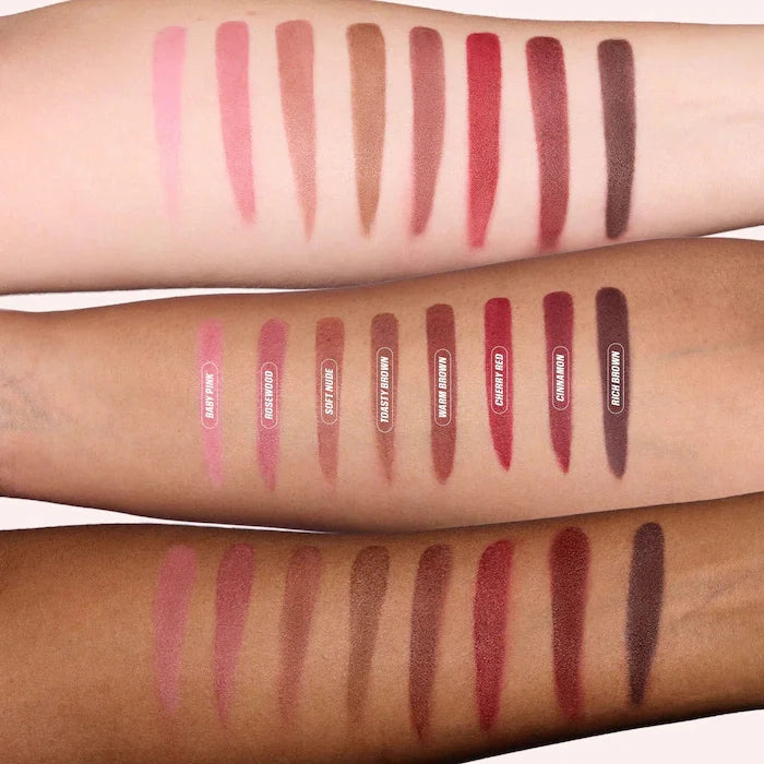 HUDA BEAUTY Brand Lip Contour Lip Stain Wear Easy Use Long Lasting Lips Tint Liner Hybrid Lipstick Gloss Matte Finish Makeup