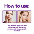 Instant Face Lift Cream Hyaluronic Acid Tightening Firming Smoothing Fine Lines Wrinkles Brightening Anti-Aging Face Moisturizer