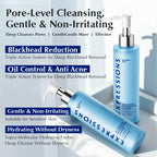 Korean Facial Cleanser – Salicylic Acid + Niacinamide, Blue Lotus & Lotus Extract for Fresh Clean & Oil-Balanced Skin
