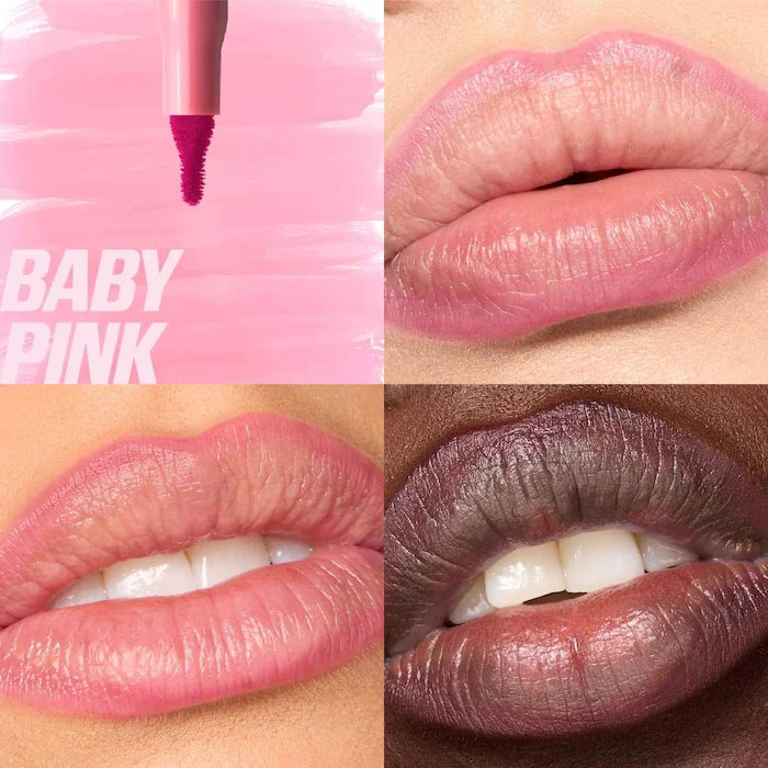HUDA BEAUTY Brand Lip Contour Lip Stain Wear Easy Use Long Lasting Lips Tint Liner Hybrid Lipstick Gloss Matte Finish Makeup