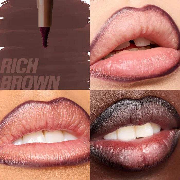HUDA BEAUTY Brand Lip Contour Lip Stain Wear Easy Use Long Lasting Lips Tint Liner Hybrid Lipstick Gloss Matte Finish Makeup