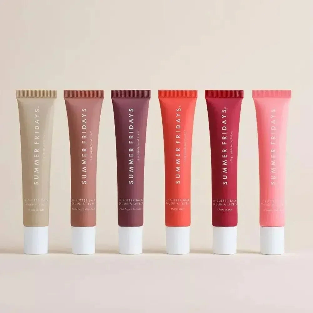 Original Summer Friday's Polypeptide Butter Lip Balm Liquid Hydrating Moisturizing Lip Gloss Cosmetics Lipstick Lip Care