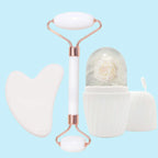 1/2/3pcs Ice Face Roller Set Facial Roller Gua Sha Mold Cube Face Massage Lifting Contouring Skin Care Tool