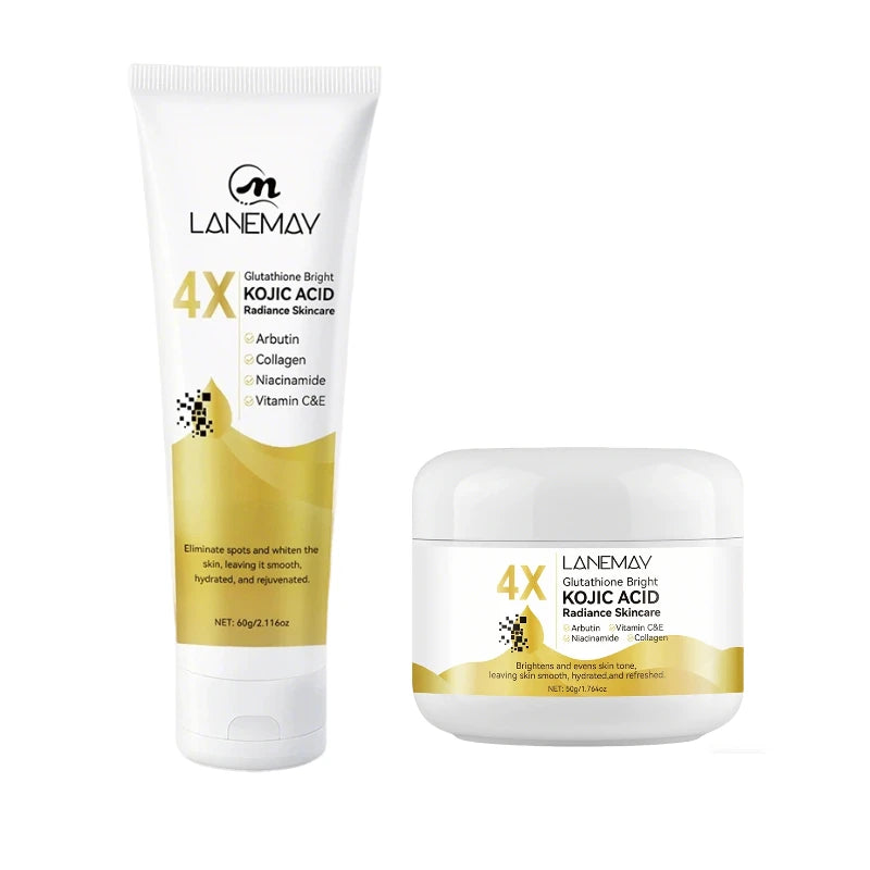 Glutathione Kojic Acid Body Lotion, Brightening Dark Corrector Even Skin Tone Moisturizing Cream Face Lotion Hydrating Daily Use