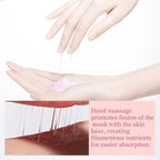 30 Pieces/Box, Peach Sleeping Mask, Contains Niacinamide, Stretchable Mask, Moisturizing and Non-Greasy, Nourishes and Moisturizes the Skin, Replenishes Moisture, Portable, Suitable for Home and Travel Use