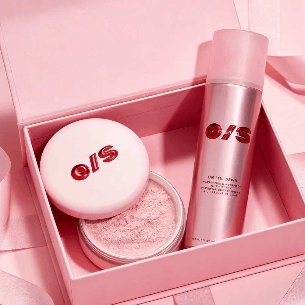 One Size 6 Color Setting Powder Matte Lasting Oil Control Hidden Honey Powder Pore Setting Powder&143ml Setting Powder Spray