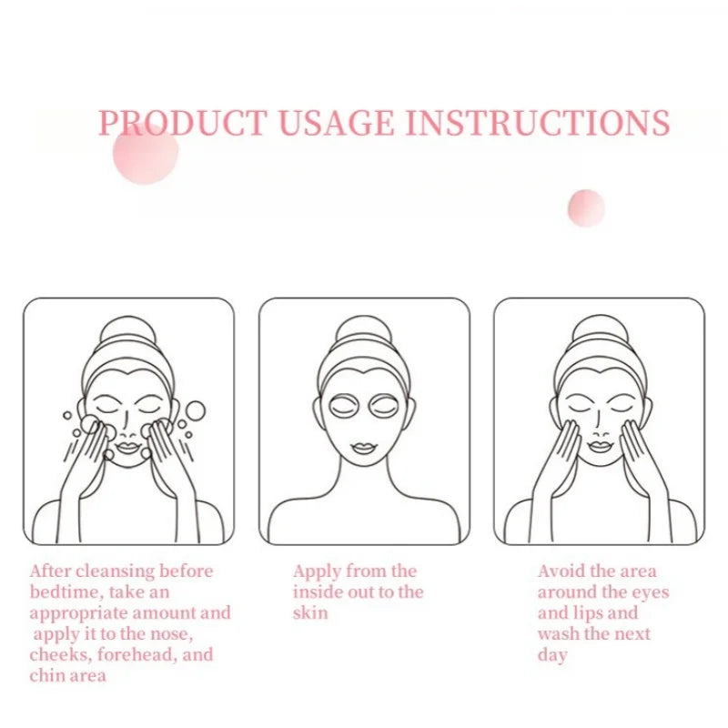 30 Pieces/Box, Peach Sleeping Mask, Contains Niacinamide, Stretchable Mask, Moisturizing and Non-Greasy, Nourishes and Moisturizes the Skin, Replenishes Moisture, Portable, Suitable for Home and Travel Use