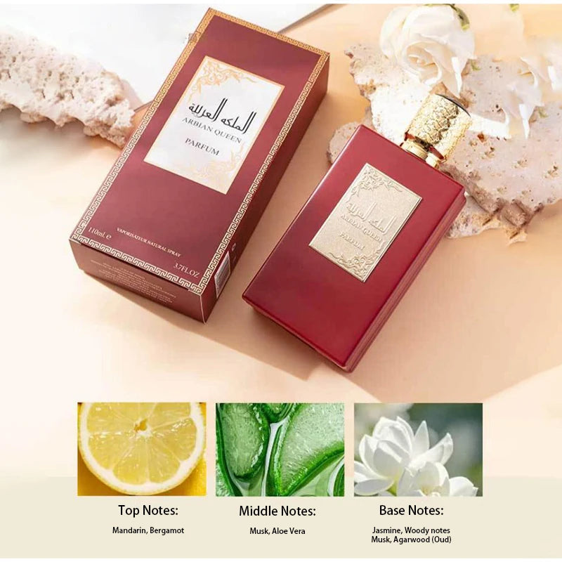 Arabian Dubai Women's Perfume Luxurious Fragrance Citrus Lemon Fig Floral Notes Long-lasting Elegant Refresh Dating Travel Scent