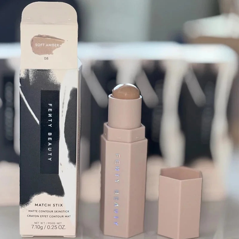 Fenty Beauty High-gloss 3D Diamond Body Light Powder Single Dual-color High-gloss Facial Contour Stick Modifies The Cheekbones