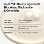 Anua Rice 70 Glow Milky Toner With 70% Rice Water & Ceramide - Hydrating Brightening Facial Toner For Glass Skin & Sebum Control