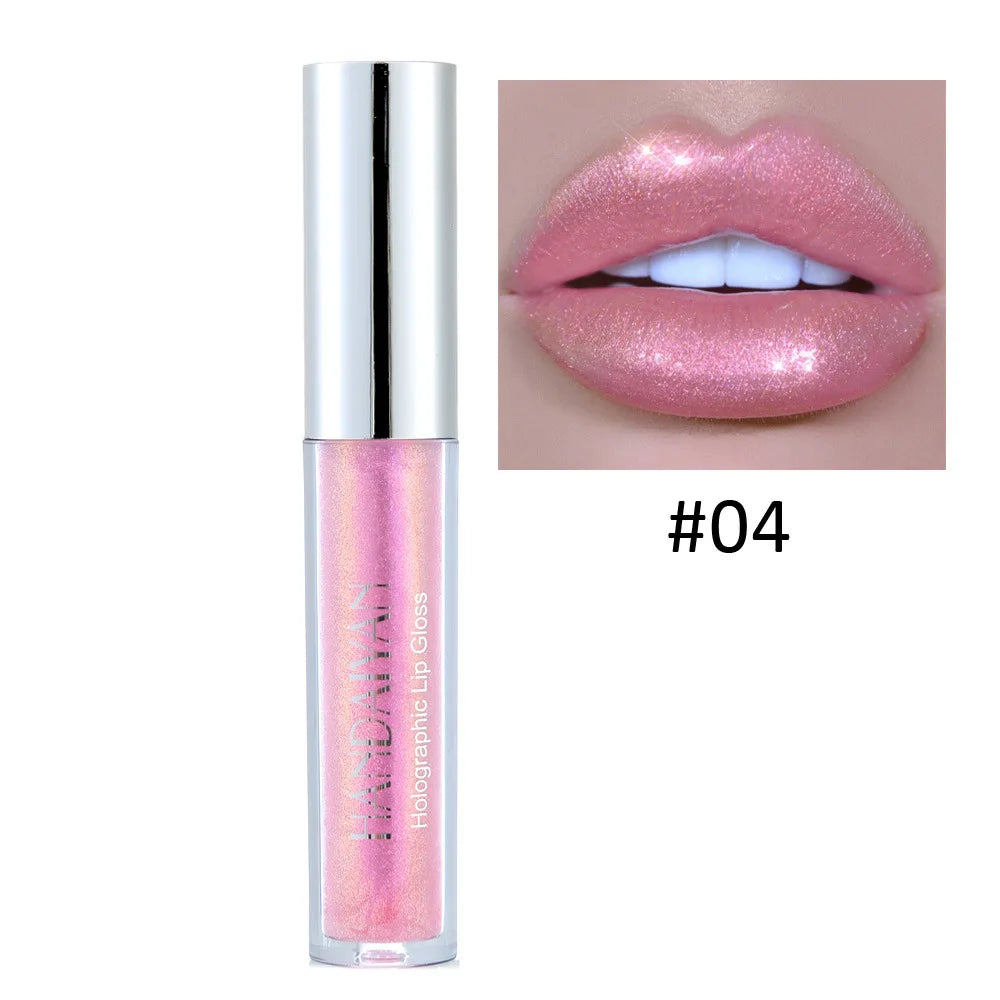 6 Color Long Lasting Moisturizing Vegan Chameleon Pearly Bright Lip Gloss