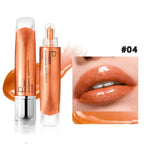 Hydrating Waterproof Lip Gloss Non Sticky Glass Shine Long Lasting Moisturizing Lip Color for Daily Makeup