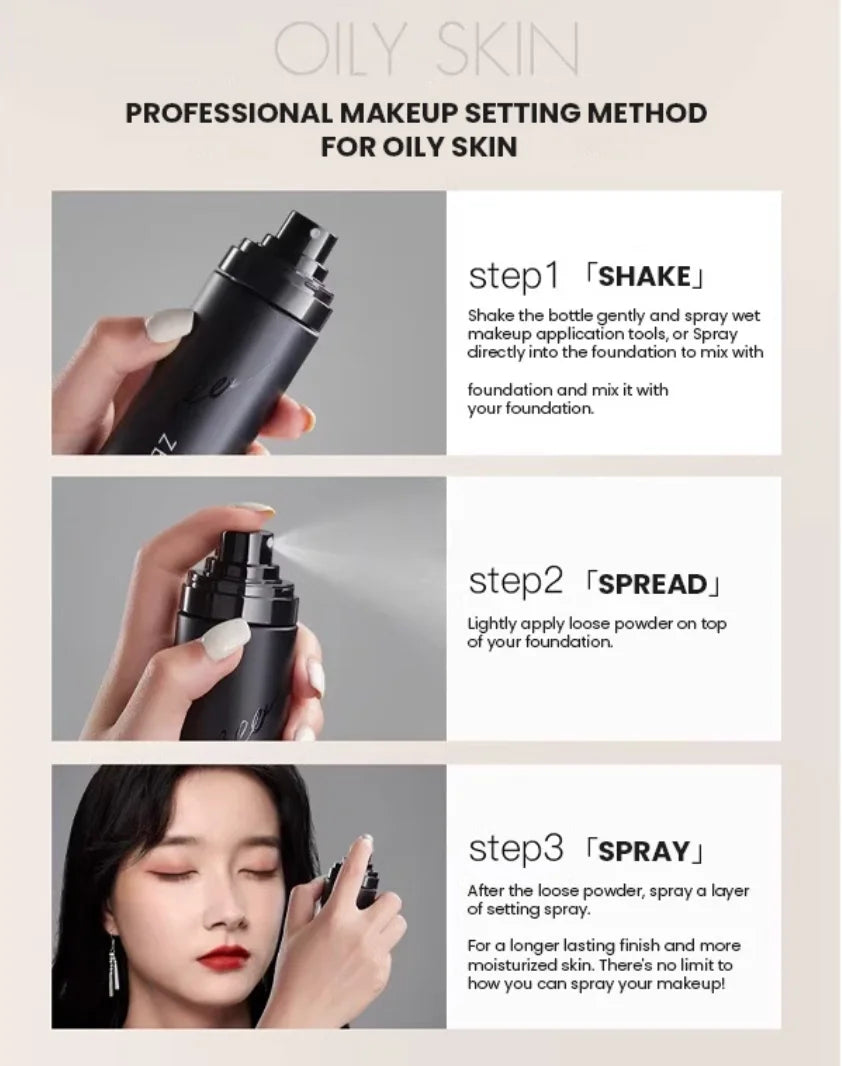 ZEESEA Milky Way Matte Makeup Setting Spray Moisturising Lotion Moisturising Oil Control Long Lasting Makeup Quick Setting