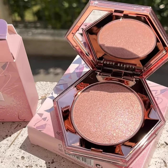 Fenty Beauty High-gloss 3D Diamond Body Light Powder Single Dual-color High-gloss Facial Contour Stick Modifies The Cheekbones