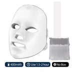 Facial LED Mask 7 Colors LED Face Mask LED Repair Skin Beauty Machine Wireless Use