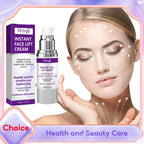 Instant Face Lift Cream Hyaluronic Acid Tightening Firming Smoothing Fine Lines Wrinkles Brightening Anti-Aging Face Moisturizer