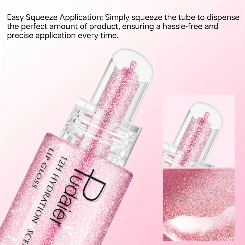 Waterproof Lip Gloss Pen Long Lasting High Shine Non Sticky Moisturising Lip Color Portable Glam Makeup