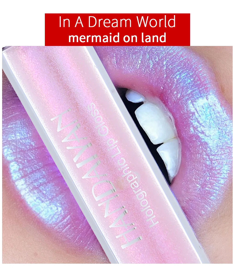 6 Color Long Lasting Moisturizing Vegan Chameleon Pearly Bright Lip Gloss