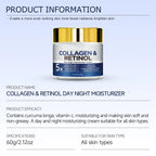 Hllozzi 60g collagen retinol cream delicate skin hydration moisturizing brighten skin tone