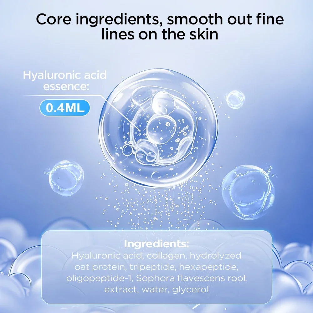 Eyes Care Tools Hyaluronic Acid Microneedle Eye Patches Mask for Anti Wrinkle Aging Dark Circle Moisturizing Under Eye Gel Pad