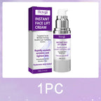 Instant Face Lift Cream Hyaluronic Acid Tightening Firming Smoothing Fine Lines Wrinkles Brightening Anti-Aging Face Moisturizer