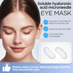 Eyes Care Tools Hyaluronic Acid Microneedle Eye Patches Mask for Anti Wrinkle Aging Dark Circle Moisturizing Under Eye Gel Pad