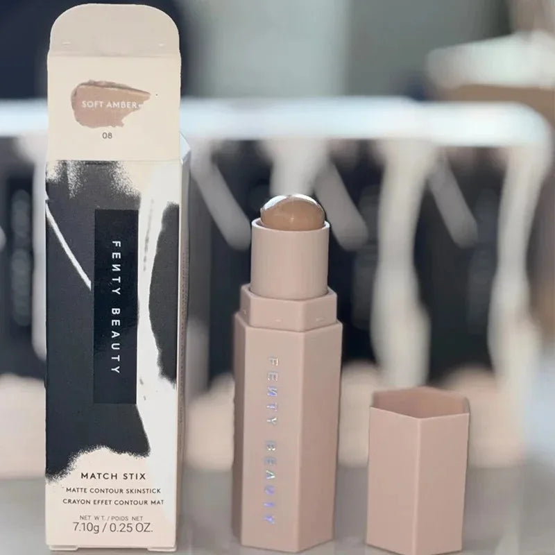 Hot Fenty Beauty Multi-color Contour Stick Concealer Facial Matte 3D Diamond Highlight Non Fading Lip Glaze Natural Cosmetics
