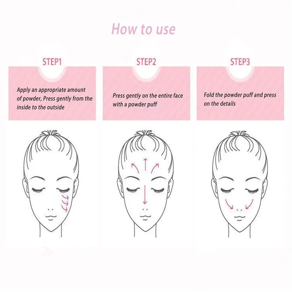 One Size 6 Color Setting Powder Matte Lasting Oil Control Hidden Honey Powder Pore Setting Powder&143ml Setting Powder Spray